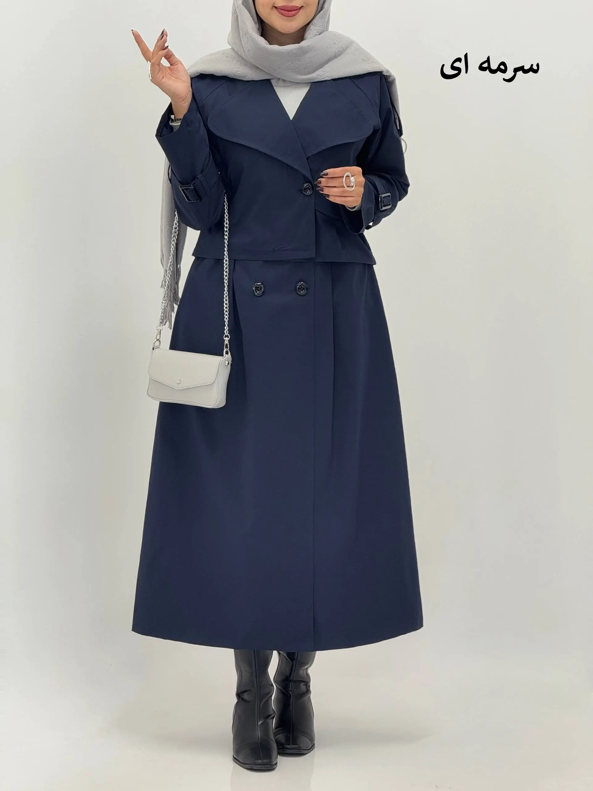 3678-بارونی آستردار شکیبا